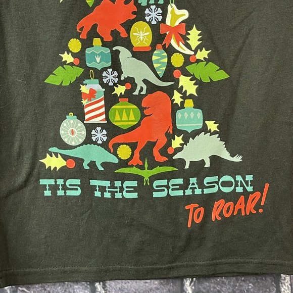 Jurassic World Medium Dinosaurs Tree Ornaments Short Sleeve Graphic T-Shirt - Picture 4 of 7
